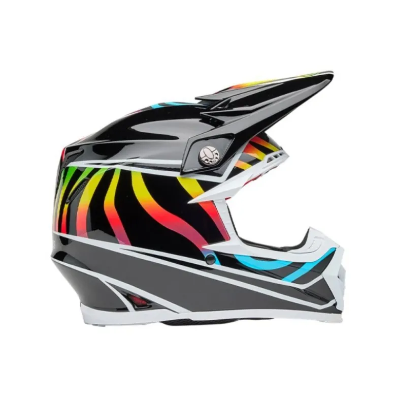 Casco Cross Bell Moto-9s Flex 2025 Drift Nero Multi ECE 06