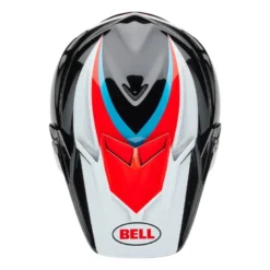 Casco Cross Bell Moto-9s Flex 2025 Merchant Rosso Nero ECE 06