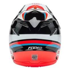Casco Cross Bell Moto-9s Flex 2025 Merchant Rosso Nero ECE 06