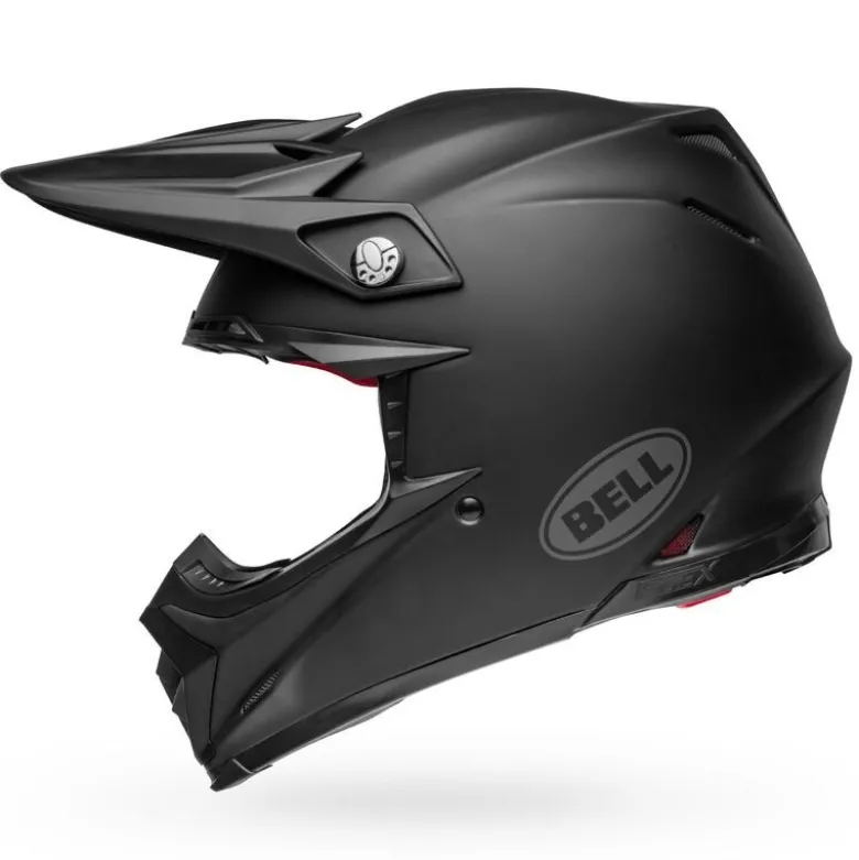 Casco Cross Bell Moto-9s Flex Nero Opaco