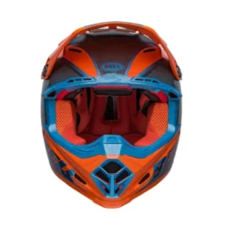 Casco Cross Bell Moto-9s Flex 2023 Sprite Arancio Grigio Ece 06