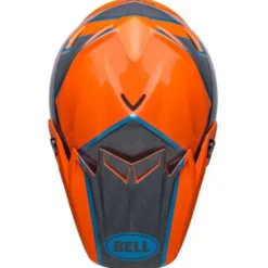 Casco Cross Bell Moto-9s Flex 2023 Sprite Arancio Grigio Ece 06