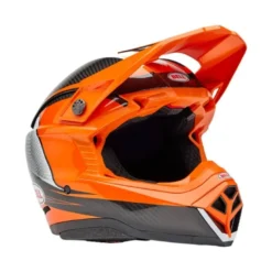 Casco Cross Bell Moto-10 Spherical 2025 Evade Arancio Nero ECE 06