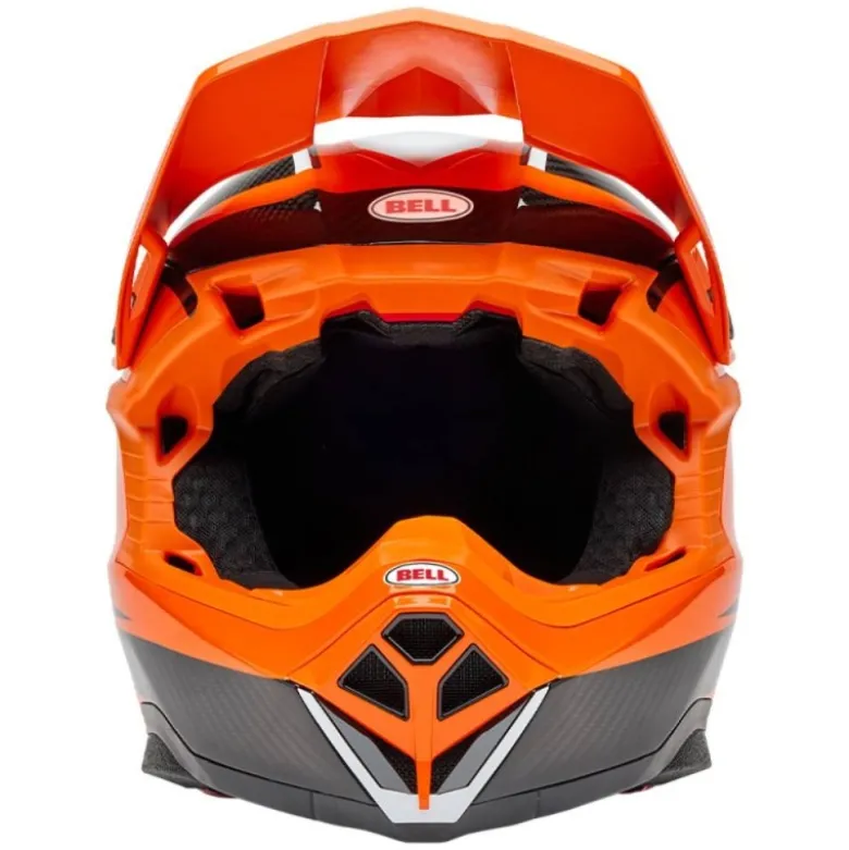 Casco Cross Bell Moto-10 Spherical 2025 Evade Arancio Nero ECE 06