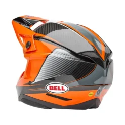 Casco Cross Bell Moto-10 Spherical 2025 Evade Arancio Nero ECE 06
