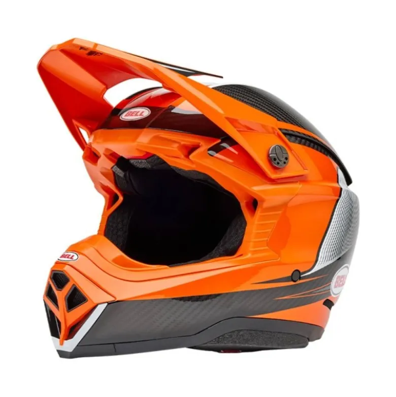 Casco Cross Bell Moto-10 Spherical 2025 Evade Arancio Nero ECE 06