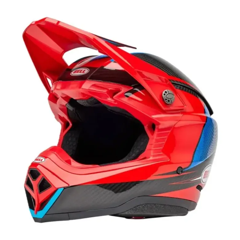 Casco Cross Bell Moto-10 Spherical 2025 Evade Rosso Nero ECE 06