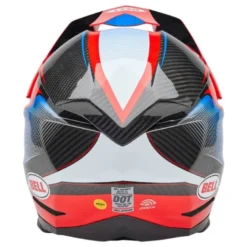 Casco Cross Bell Moto-10 Spherical 2025 Evade Rosso Nero ECE 06