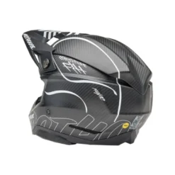 Casco Cross Bell Moto-10 Spherical 2025 Fasthouse Raven Nero Opaco Bianco ECE 06