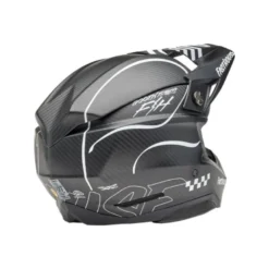 Casco Cross Bell Moto-10 Spherical 2025 Fasthouse Raven Nero Opaco Bianco ECE 06