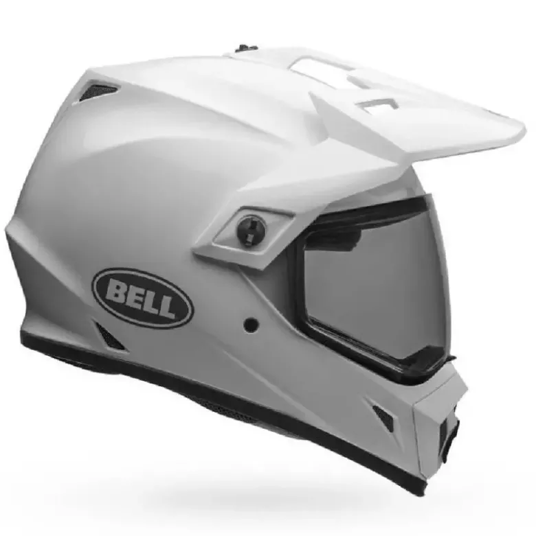 Casco Cross Bell MX-9 Adventure Mips Bianco Lucido