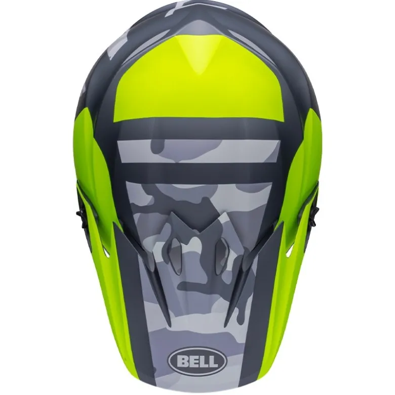 Casco Cross Bell Mx-9 Mips 2024 Alter Ego Giallo Verde Mimetico
