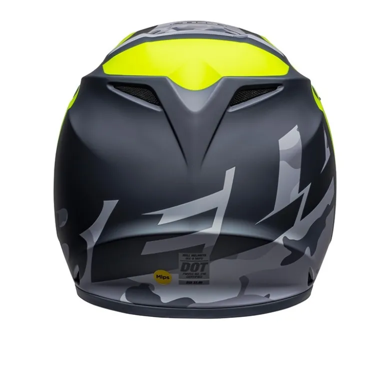 Casco Cross Bell Mx-9 Mips 2024 Alter Ego Giallo Verde Mimetico