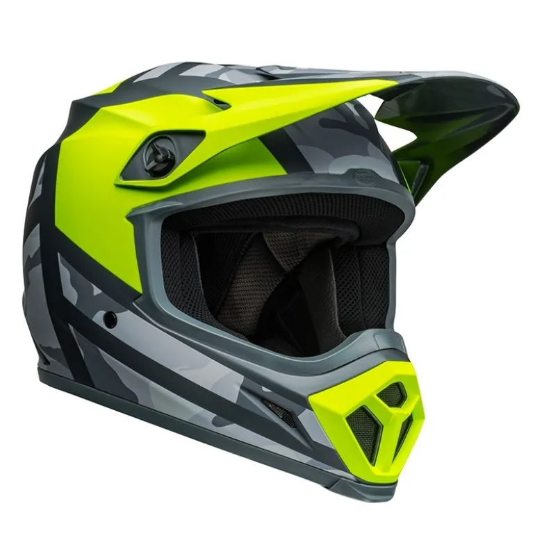 Casco Cross Bell Mx-9 Mips 2024 Alter Ego Giallo Verde Mimetico