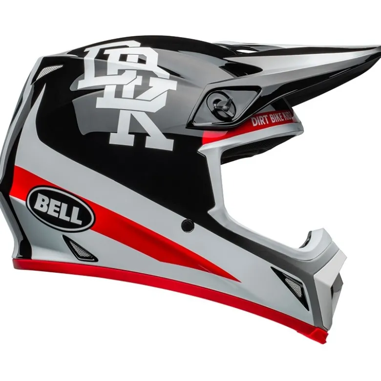 Casco Cross Bell Mx-9 Mips 2024 Twitch DBK Nero Bianco