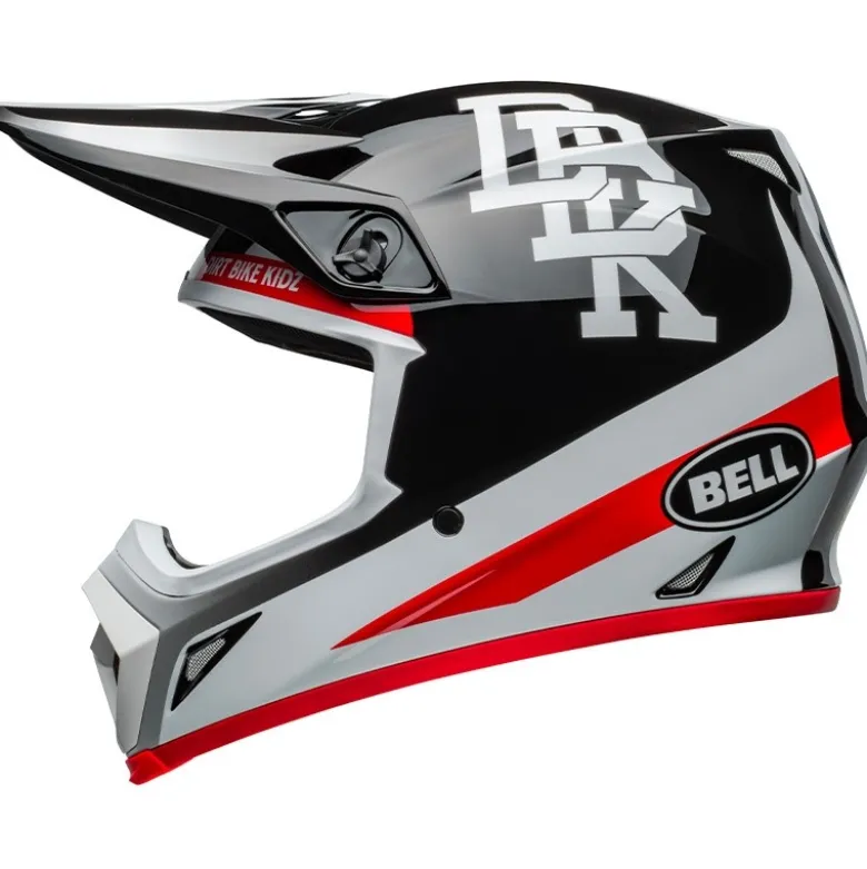 Casco Cross Bell Mx-9 Mips 2024 Twitch DBK Nero Bianco