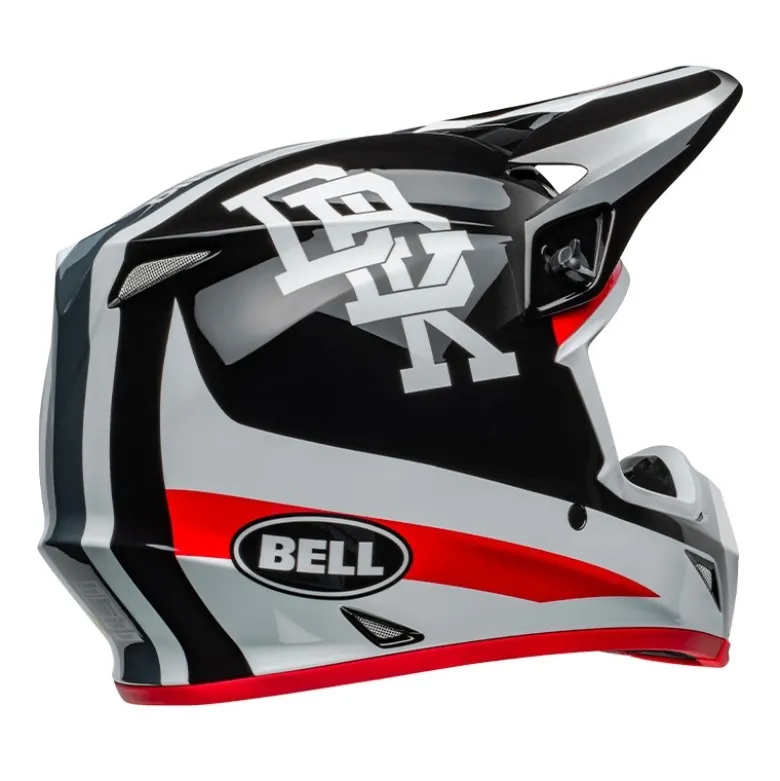 Casco Cross Bell Mx-9 Mips 2024 Twitch DBK Nero Bianco