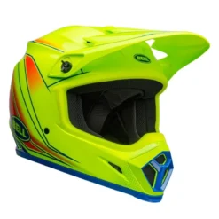 Casco Cross Bell Mx-9 Mips 2024 Zone Giallo