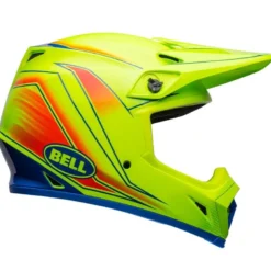 Casco Cross Bell Mx-9 Mips 2024 Zone Giallo