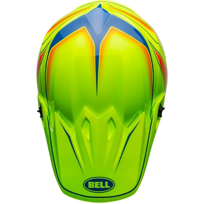 Casco Cross Bell Mx-9 Mips 2024 Zone Giallo