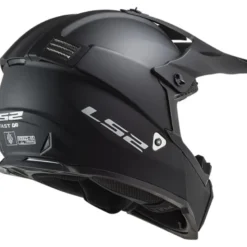 Casco Cross Enduro Ls2 Mx437 Fast Evo Nero Opaco