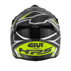Casco Cross Givi 70.1 Carbonio Vector Argento Giallo