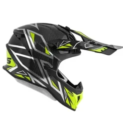 Casco Cross Givi 70.1 Carbonio Vector Argento Giallo
