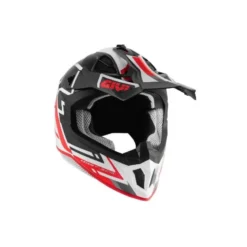 Casco Cross Givi 70.1 F Logic Nero Bianco Rosso
