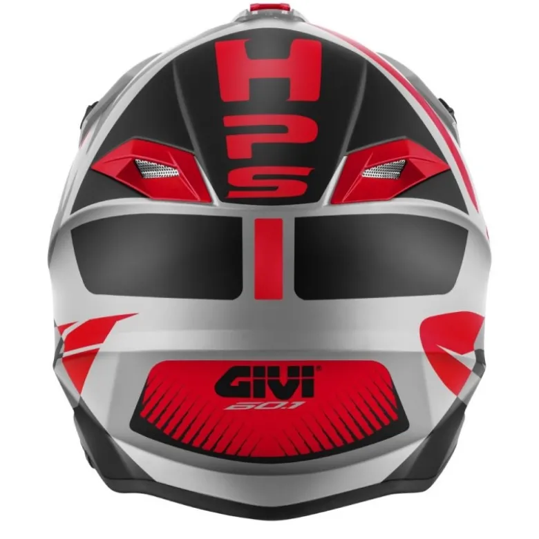 Casco Cross Givi 601 Fresh Rosso Nero Titanio