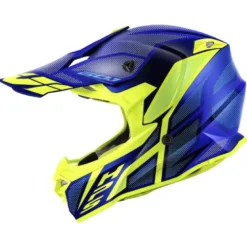 Casco Cross Givi 601 Invert Blu Giallo
