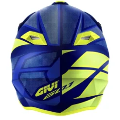 Casco Cross Givi 601 Invert Blu Giallo