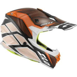 Casco Cross Givi 601 Invert Nero Arancione