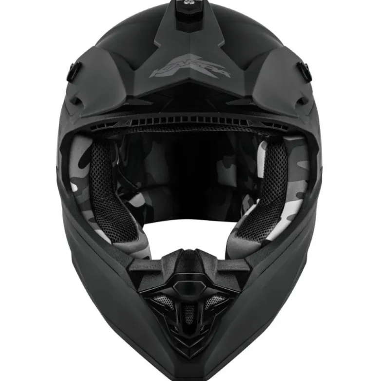 Casco Cross Kappa KV49 Evo Basic Nero Opaco