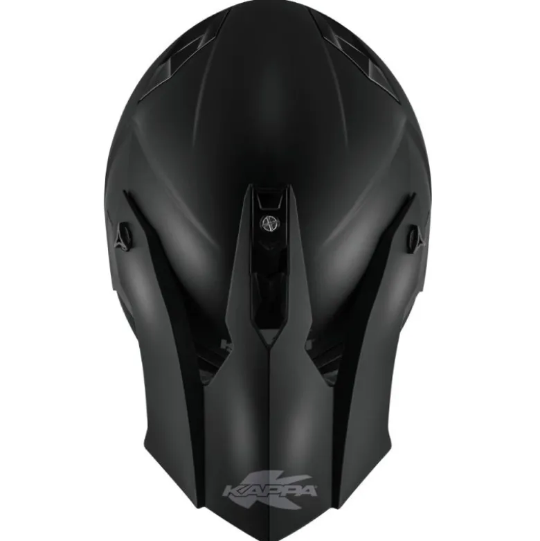 Casco Cross Kappa KV49 Evo Basic Nero Opaco