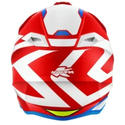 Casco Cross Kappa KV49 Evo Great Rosso Bianco