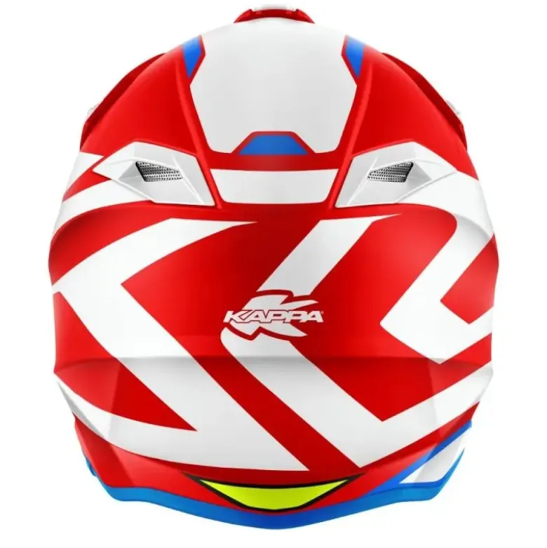Casco Cross Kappa KV49 Evo Great Rosso Bianco