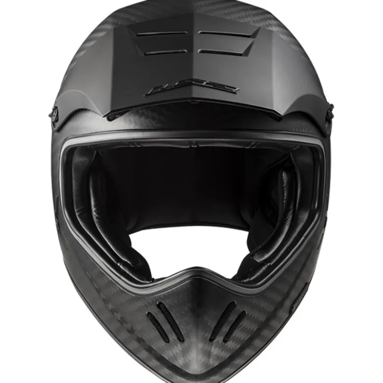 Casco Cross Ls2 Mx471 Xtra Single Mono Carbonio Opaco