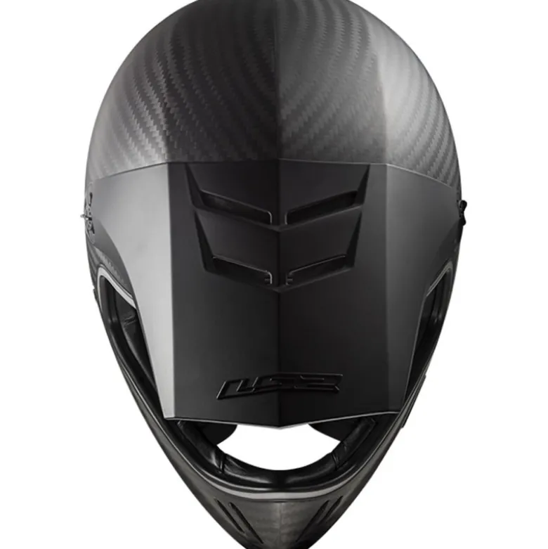Casco Cross Ls2 Mx471 Xtra Single Mono Carbonio Opaco