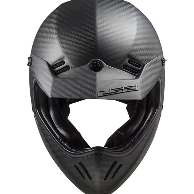 Casco Cross Ls2 Mx471 Xtra Single Mono Carbonio Opaco