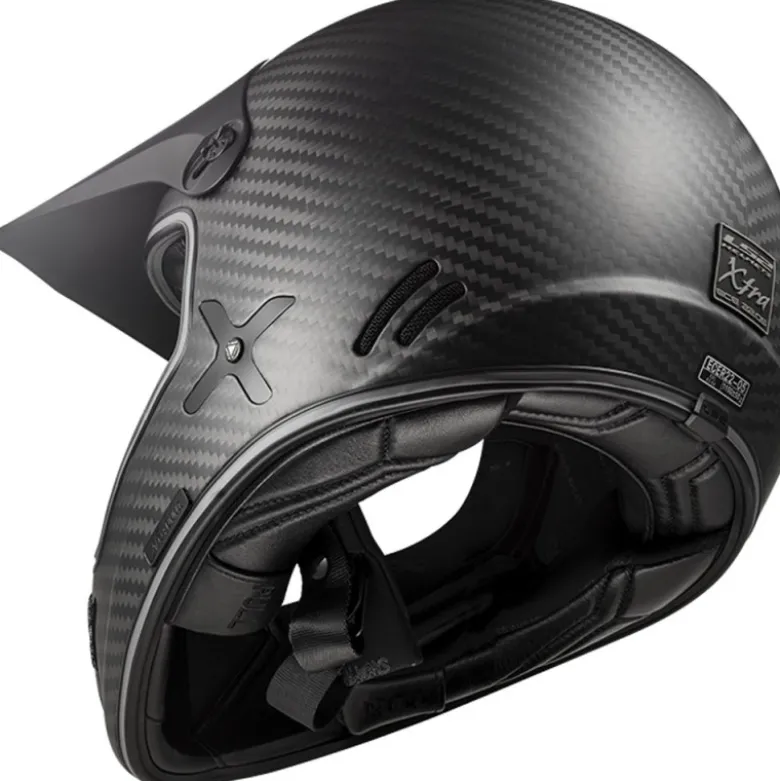 Casco Cross Ls2 Mx471 Xtra Single Mono Carbonio Opaco