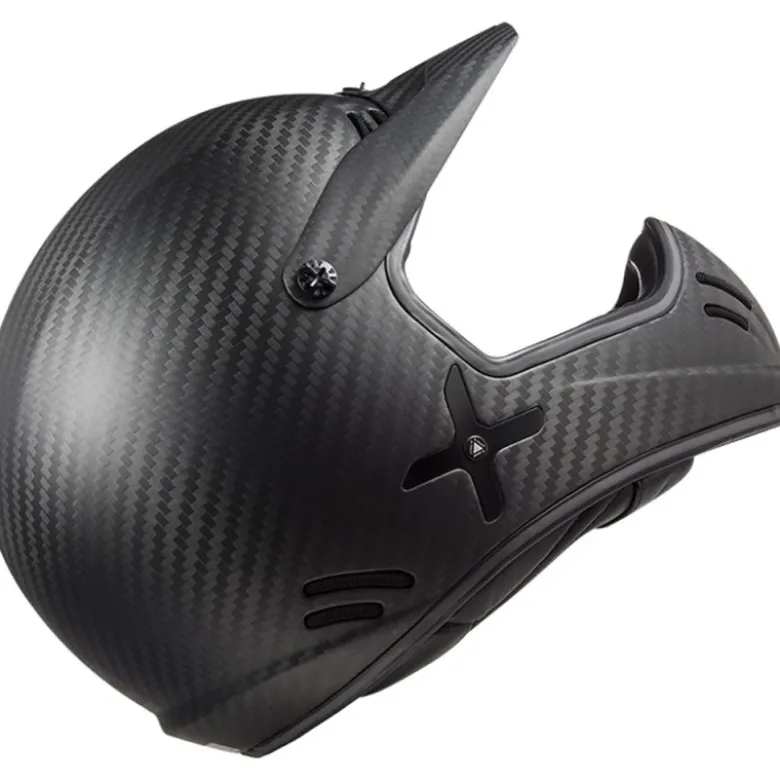 Casco Cross Ls2 Mx471 Xtra Single Mono Carbonio Opaco