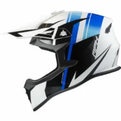 Casco Cross MPH Jumper Raygun Bianco Nero Blu