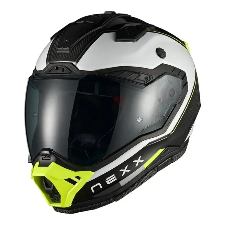 Casco Cross Nexx X.RALLY Raid Bianco Neon