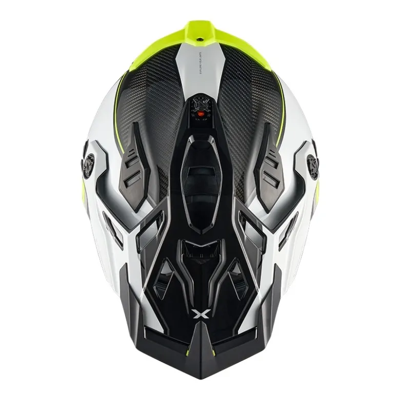 Casco Cross Nexx X.RALLY Raid Bianco Neon