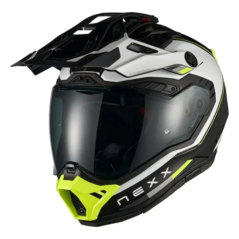 Casco Cross Nexx X.RALLY Raid Bianco Neon