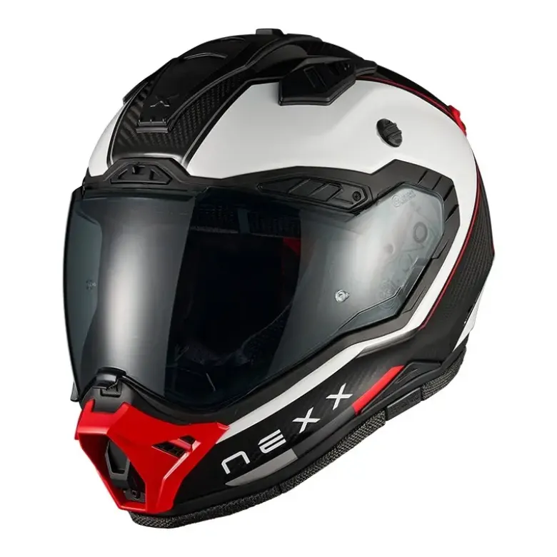 Casco Cross Nexx X.RALLY Raid Bianco Rosso