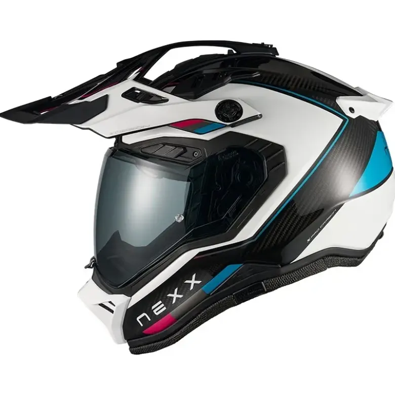 Casco Cross Nexx X.RALLY Raid Blu Rosa