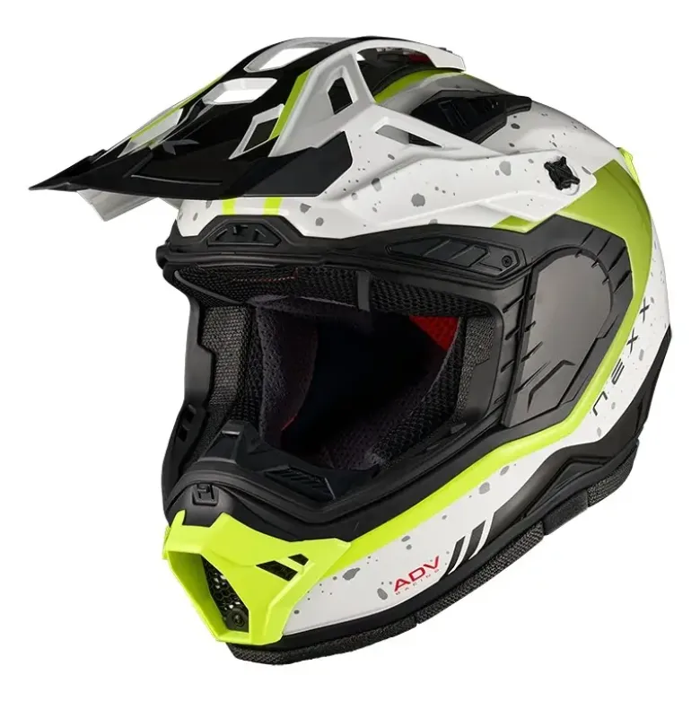 Casco Cross Nexx X.RALLY Yuma Bianco Neon