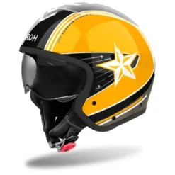 Casco Crossover Airoh J 110 Command Giallo Lucido
