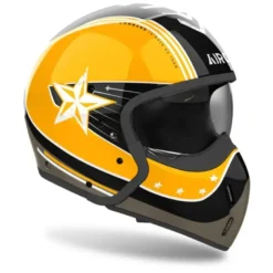 Casco Crossover Airoh J 110 Command Giallo Lucido